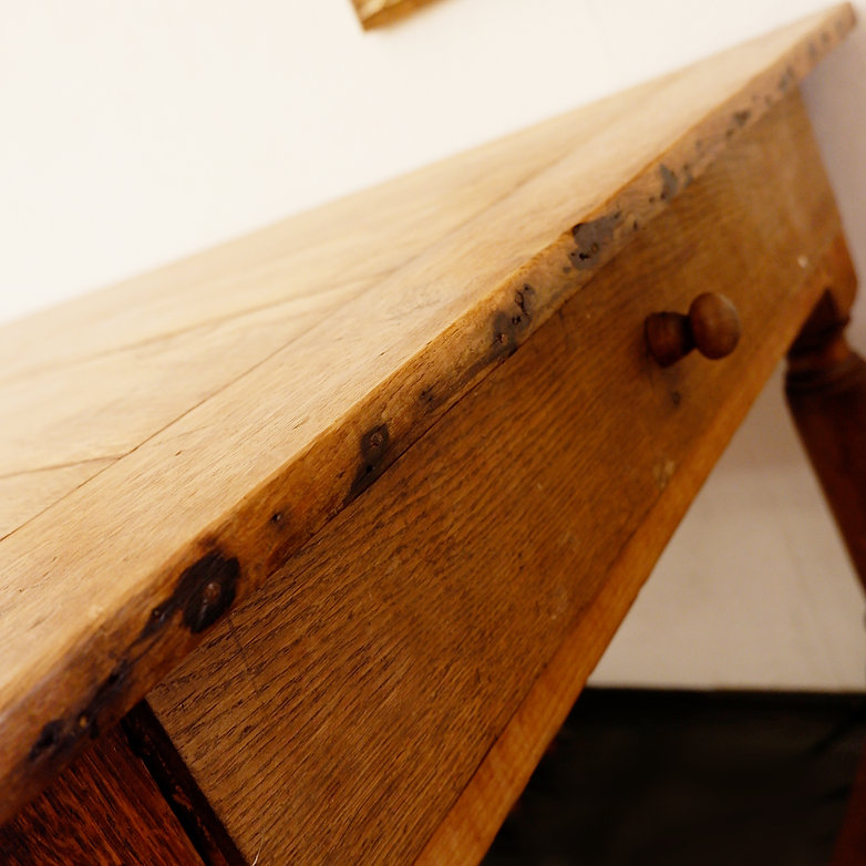 Large Oak Table, 19th Century