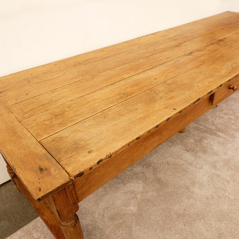 Large Oak Table, 19th Century