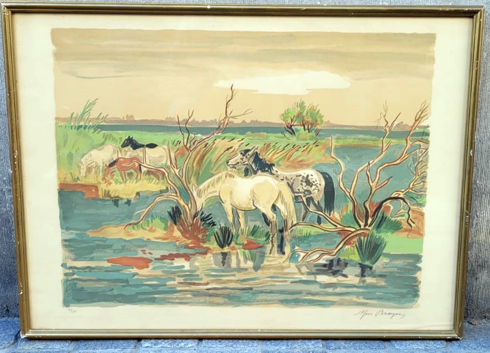 Lithograph by Yves Brayer (1907 - 1990) - 34/175