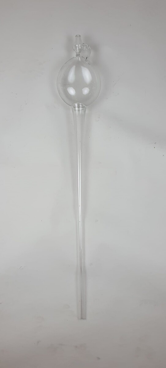 Long glass wine pipette, 19th