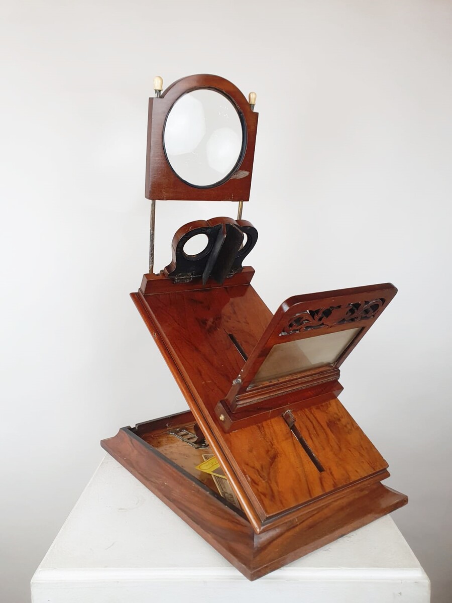 Mahogany stereoscope, 19th