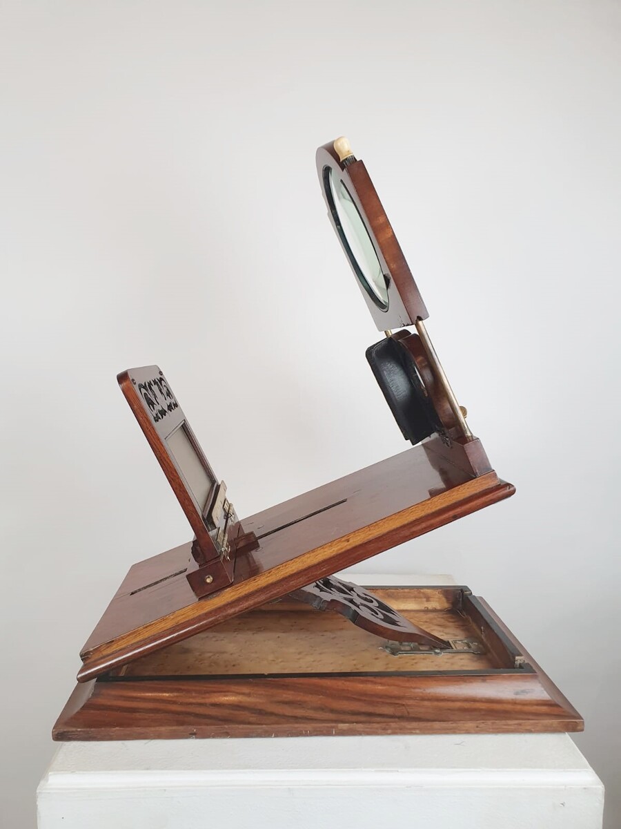 Mahogany stereoscope, 19th