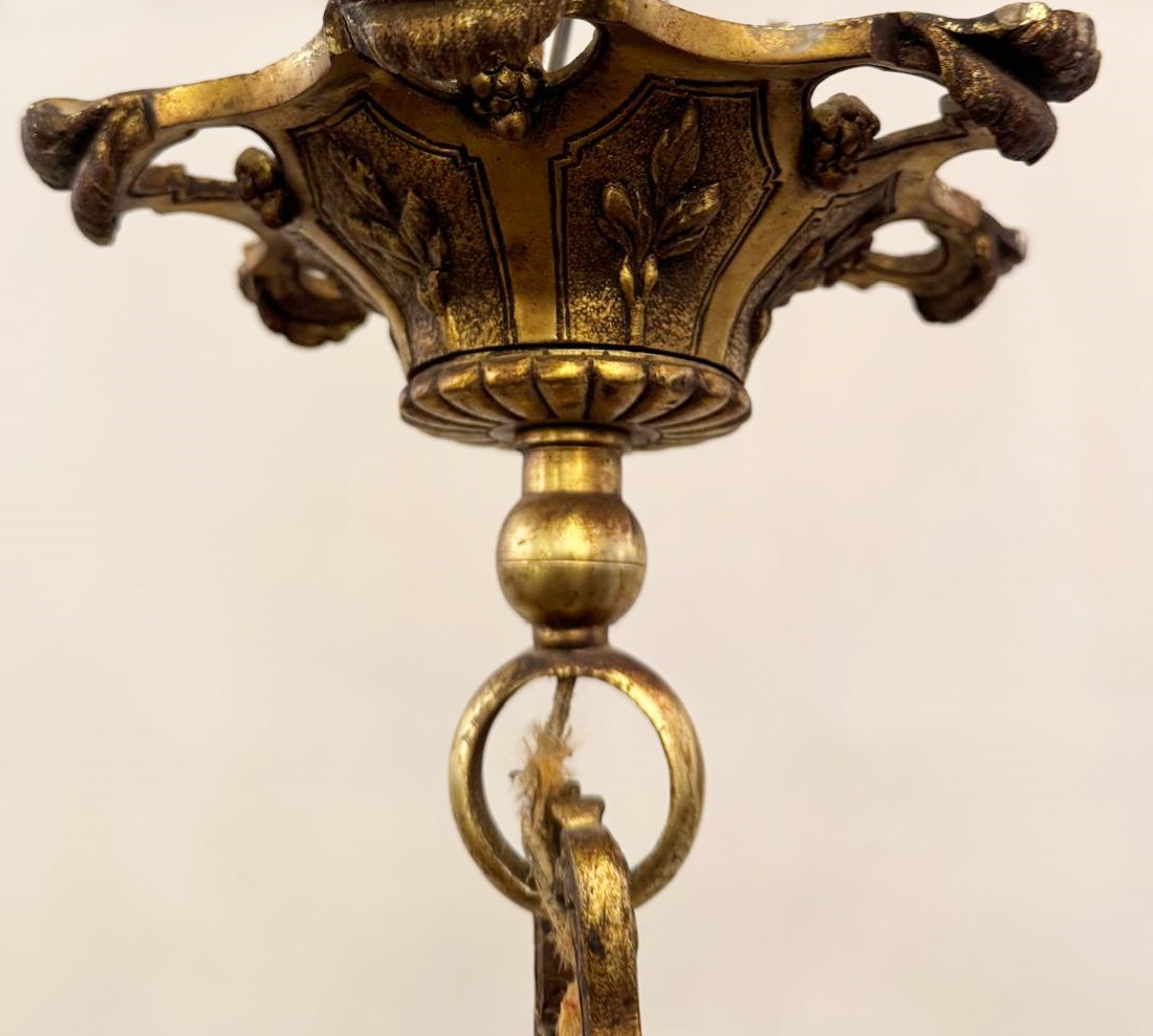 Mazarin chandelier in gilded bronze