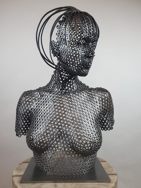 MORANDINI Rudy, welded nut sculpture 