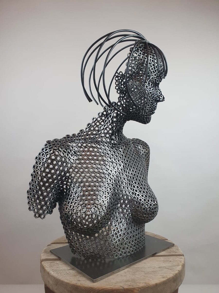 MORANDINI Rudy, welded nut sculpture 