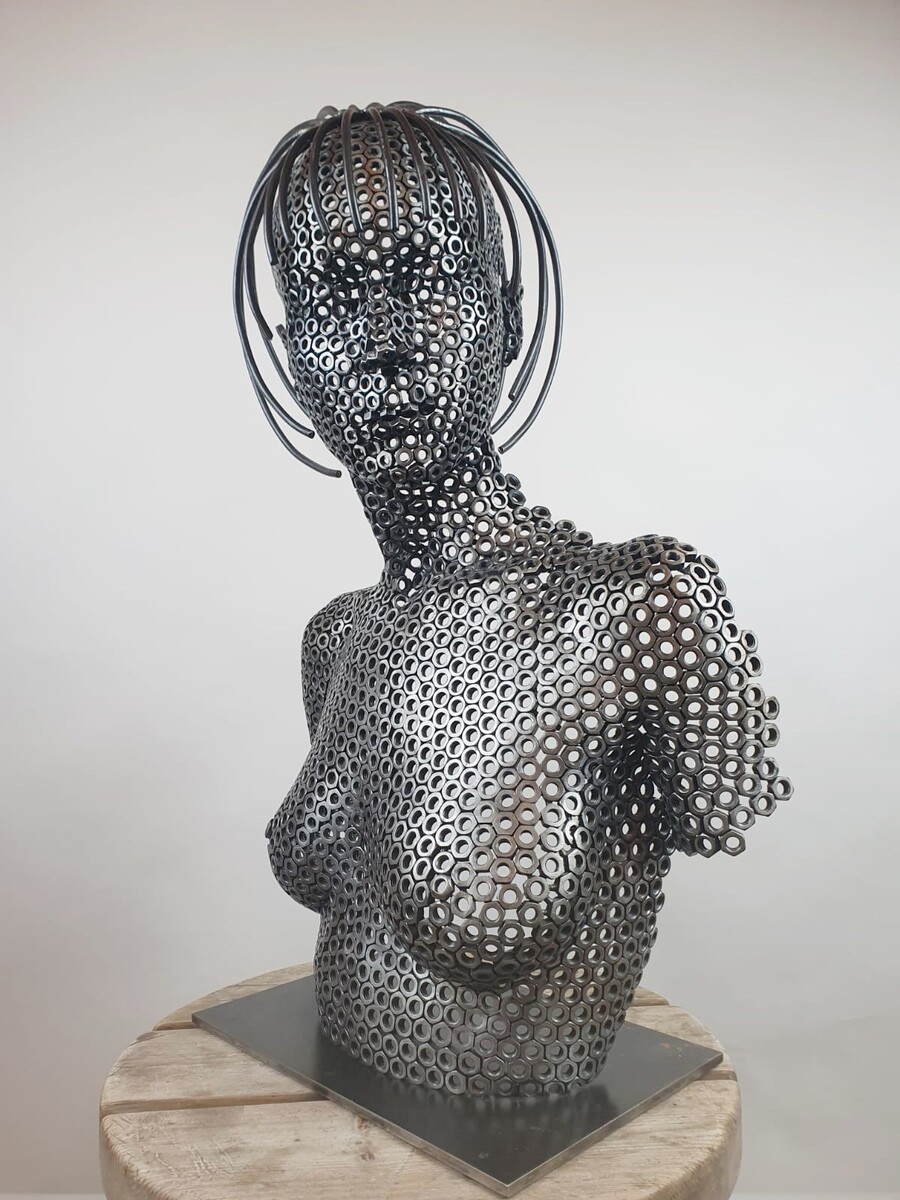 MORANDINI Rudy, welded nut sculpture 