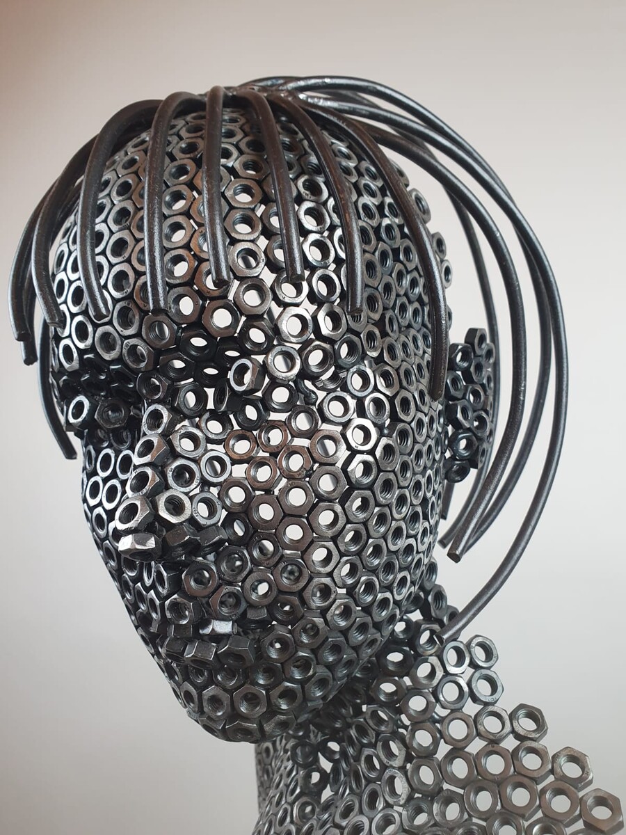 MORANDINI Rudy, welded nut sculpture 