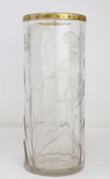 Moser Karlsbad crystal vase