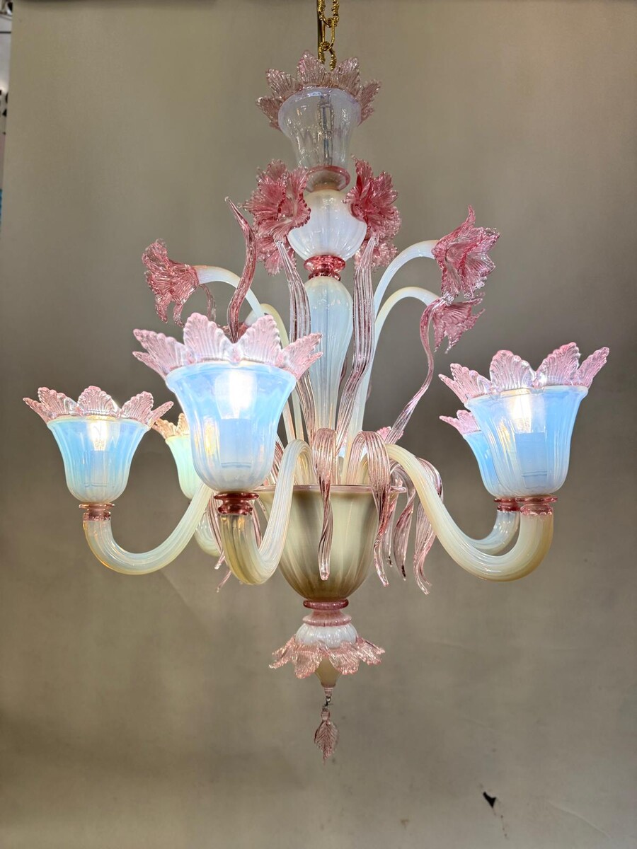 Murano 6-light chandelier