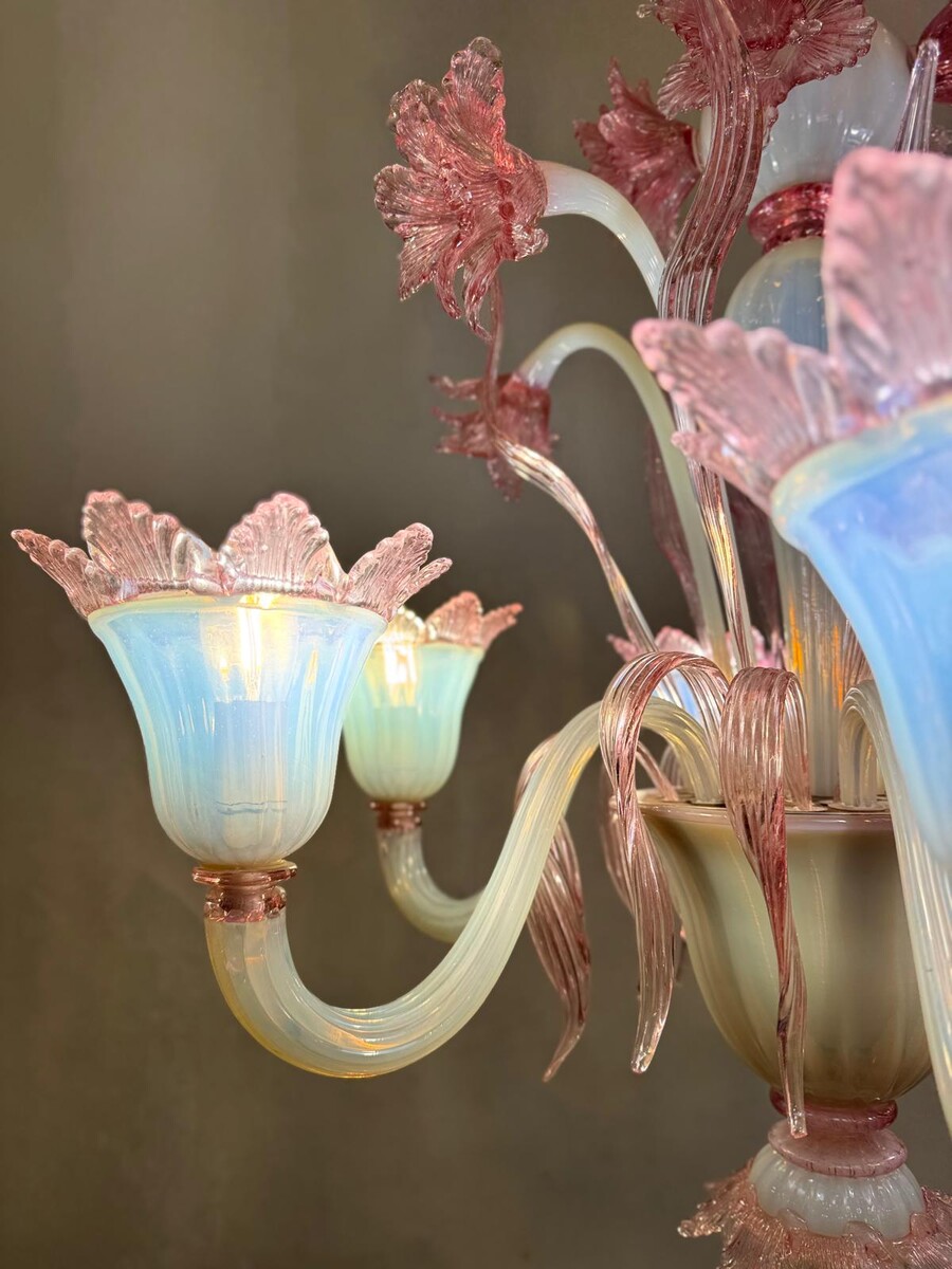 Murano 6-light chandelier