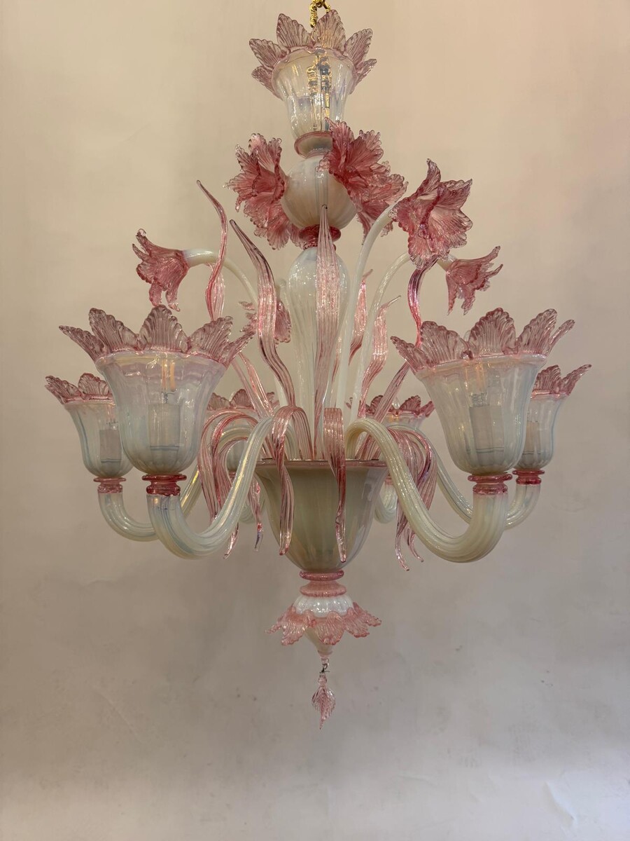 Murano 6-light chandelier