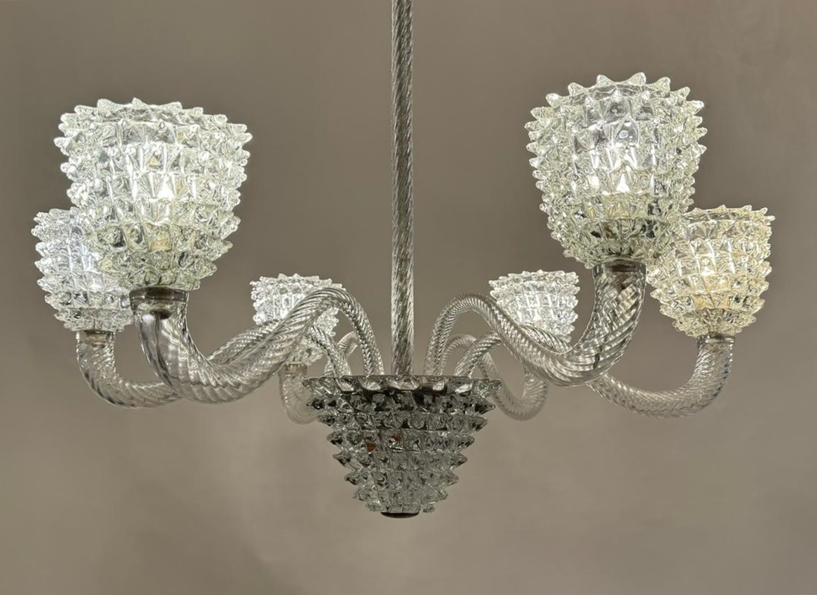 Murano glass chandelier - Barovier - circa 1950