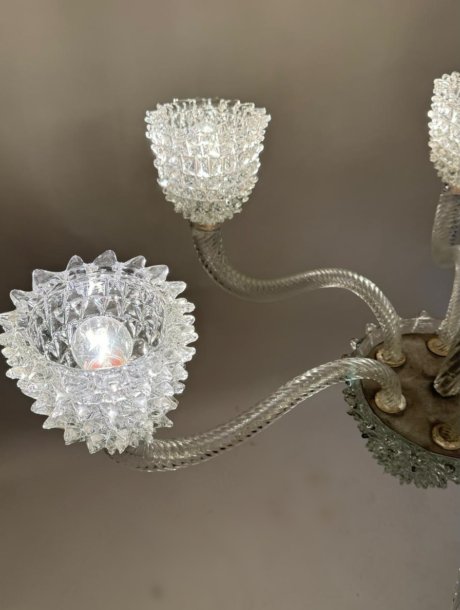 Murano glass chandelier - Barovier - circa 1950