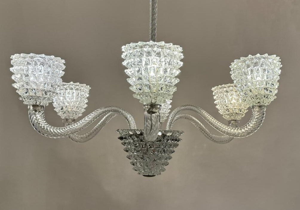 Murano glass chandelier - Barovier - circa 1950