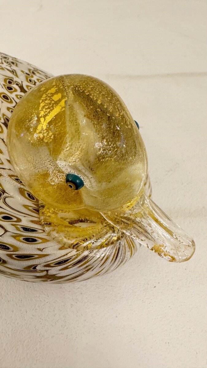 Murano glass duck