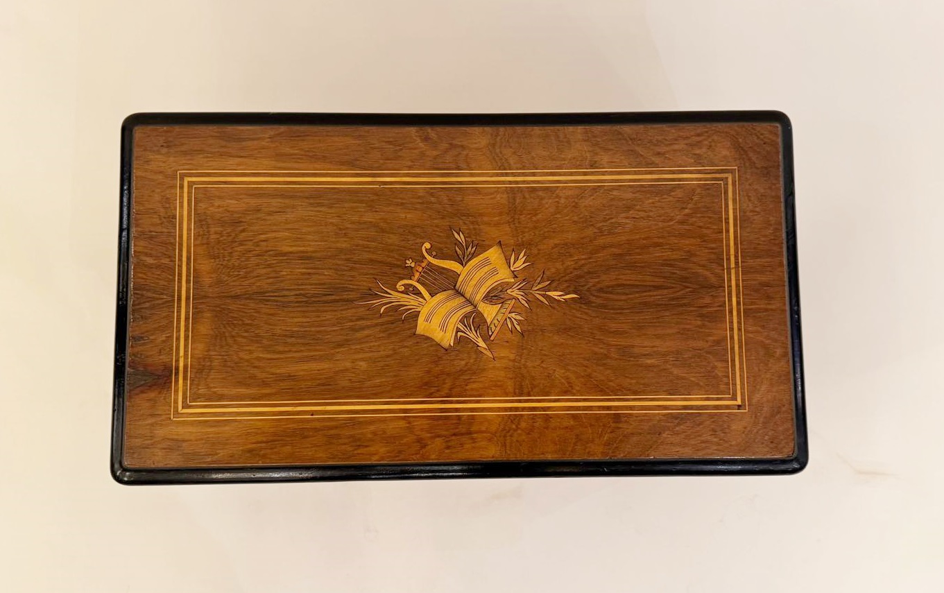 Napoleon III marquetry music box