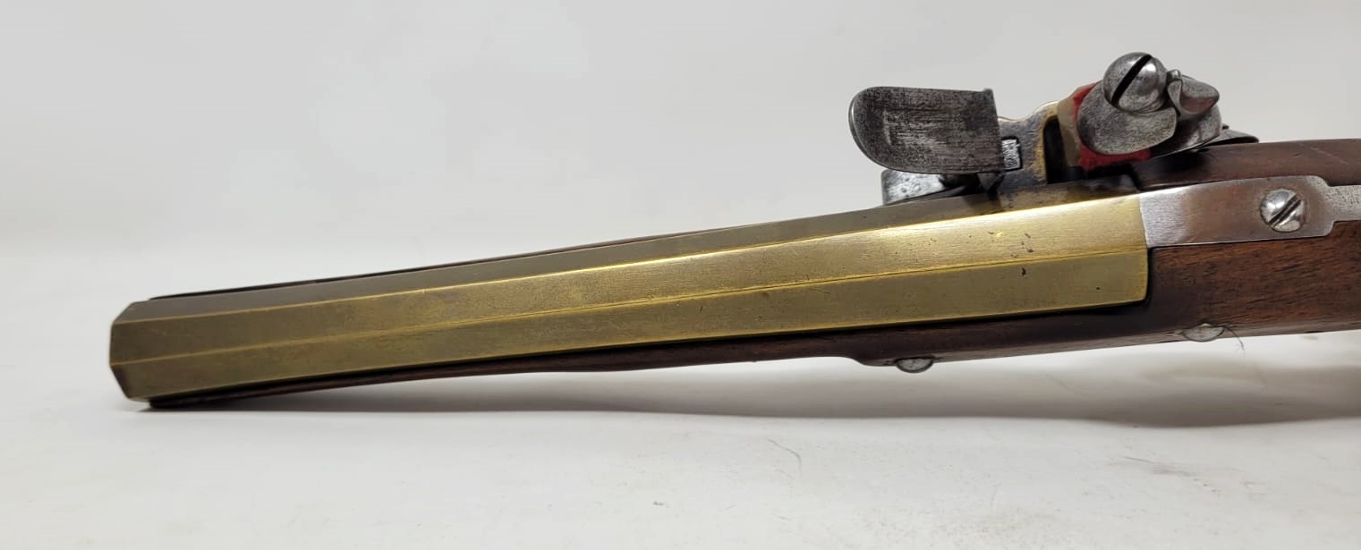 naval officer's pistol - 1st Empire - lock signed Auberon in Nantes