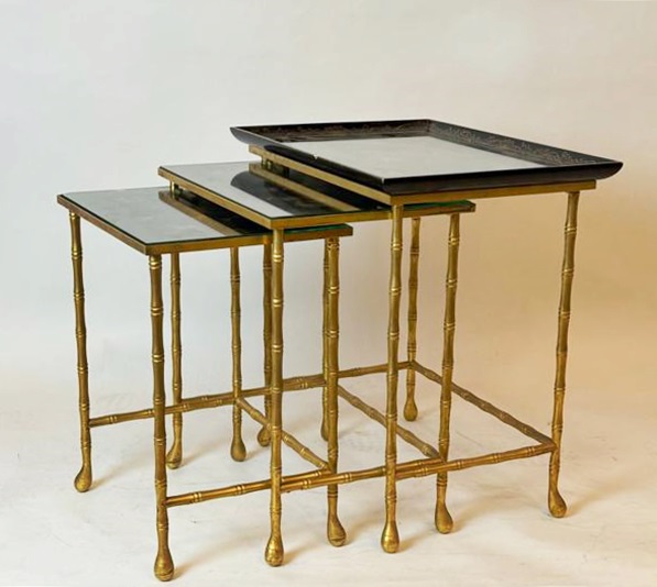 nesting tables from Maison Jansen 