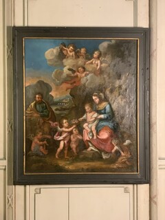 Oil On Canvas, Religious Scene End Seventeenth Century 