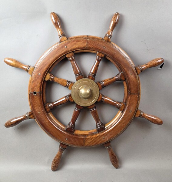 Old barge rudder
