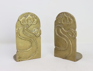 Pair of Art Nouveau bookends