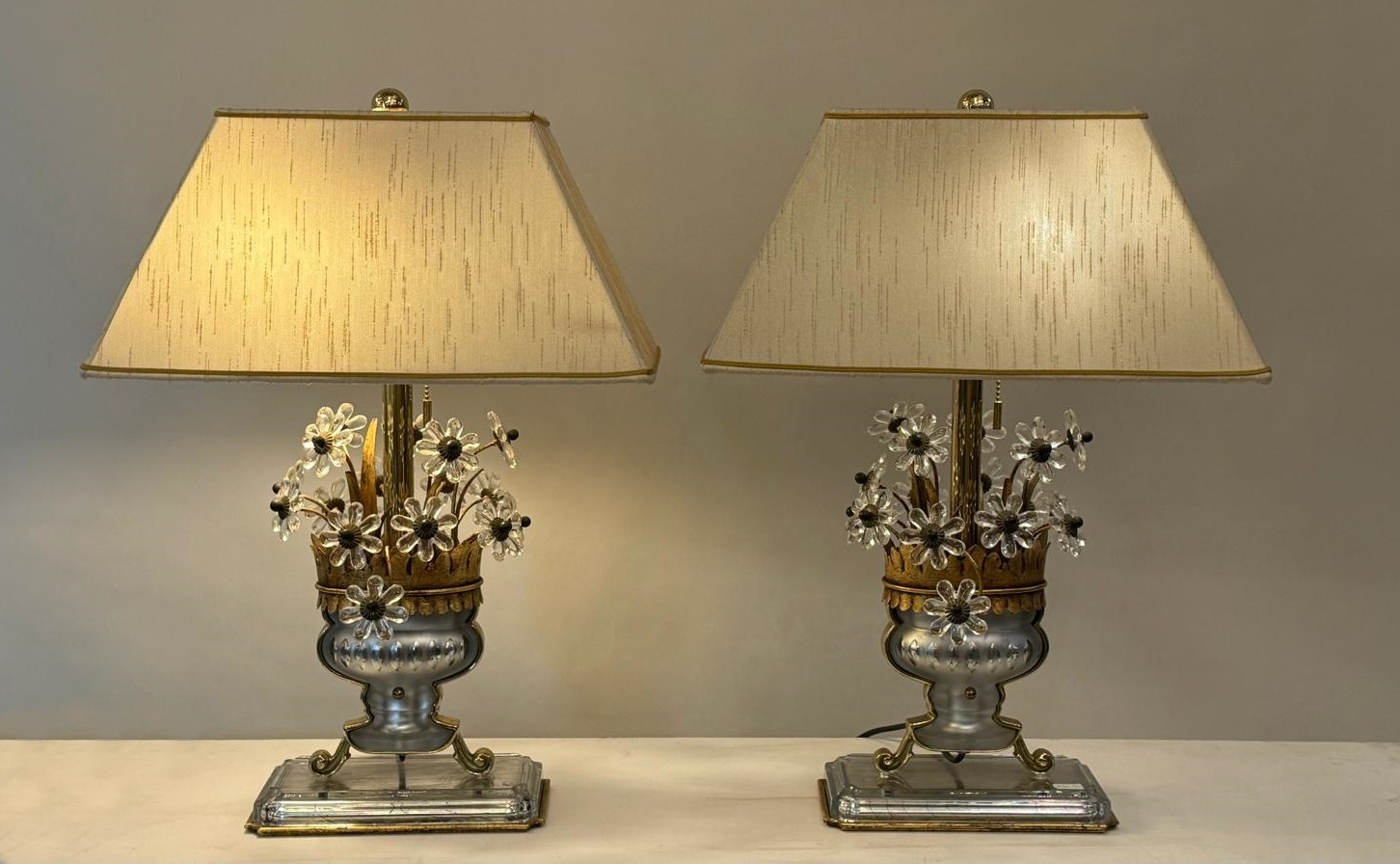 Pair of Banci Lamps, Italy. 