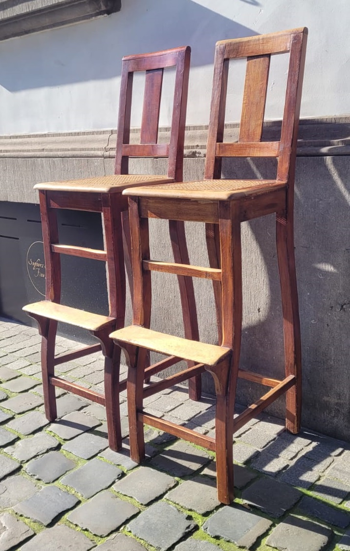 Pair of croupier chairs - circa 1940