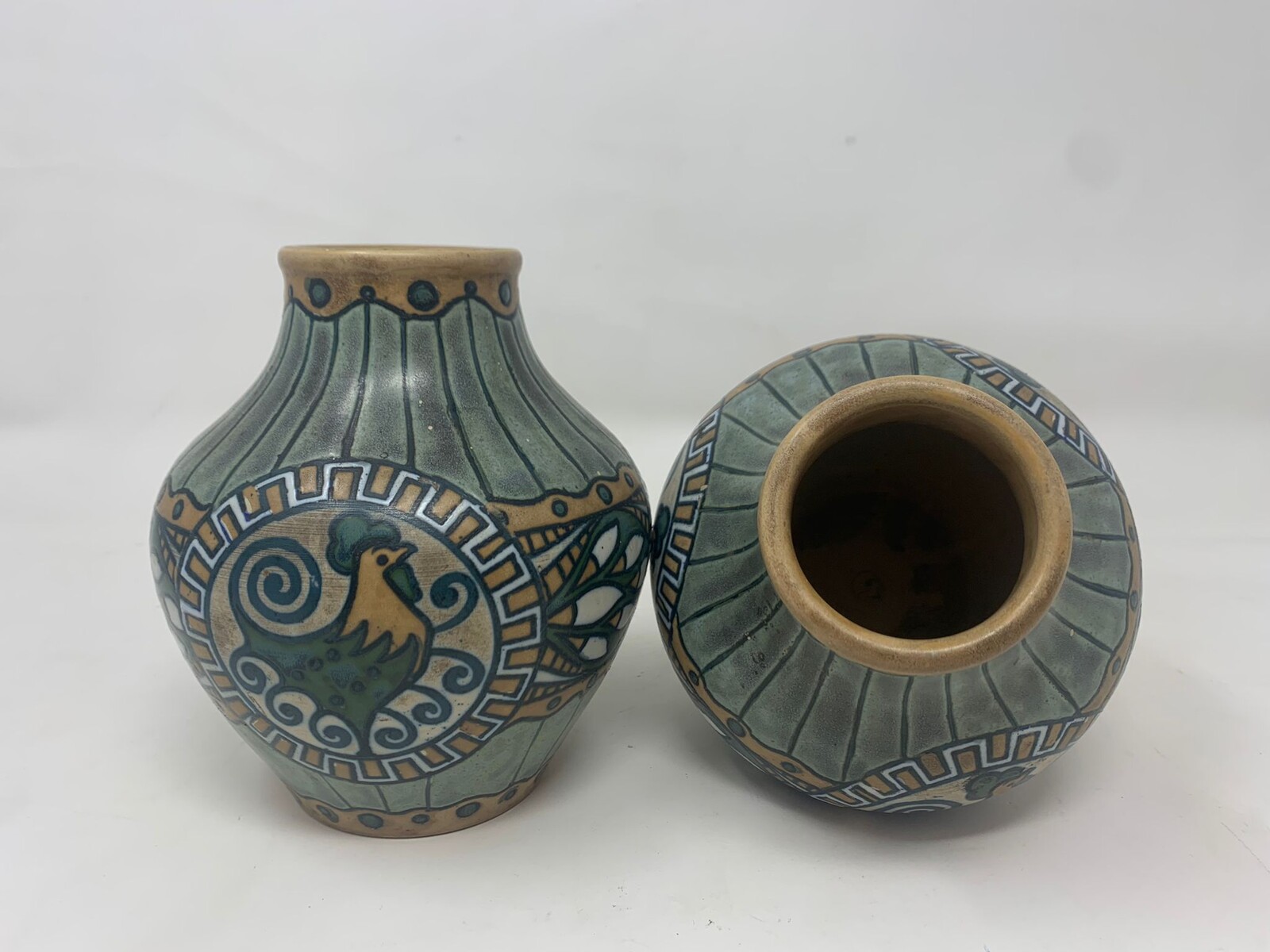 Pair of Keramis stoneware vases