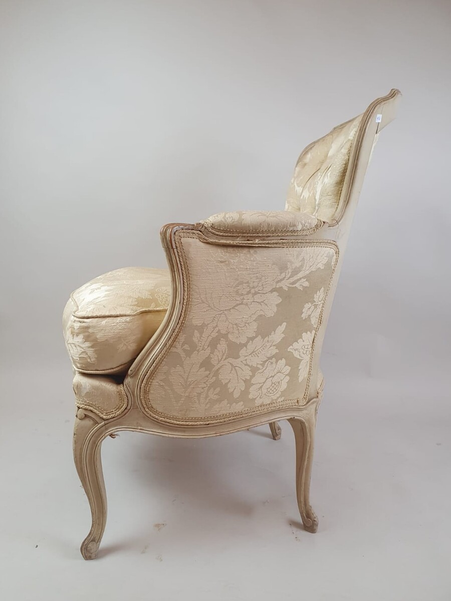 Pair of Louis XV Style Bergeres, Early 20th Century