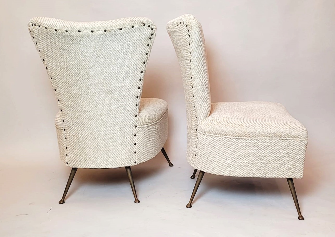 Pair of small armchairs - new upholstery