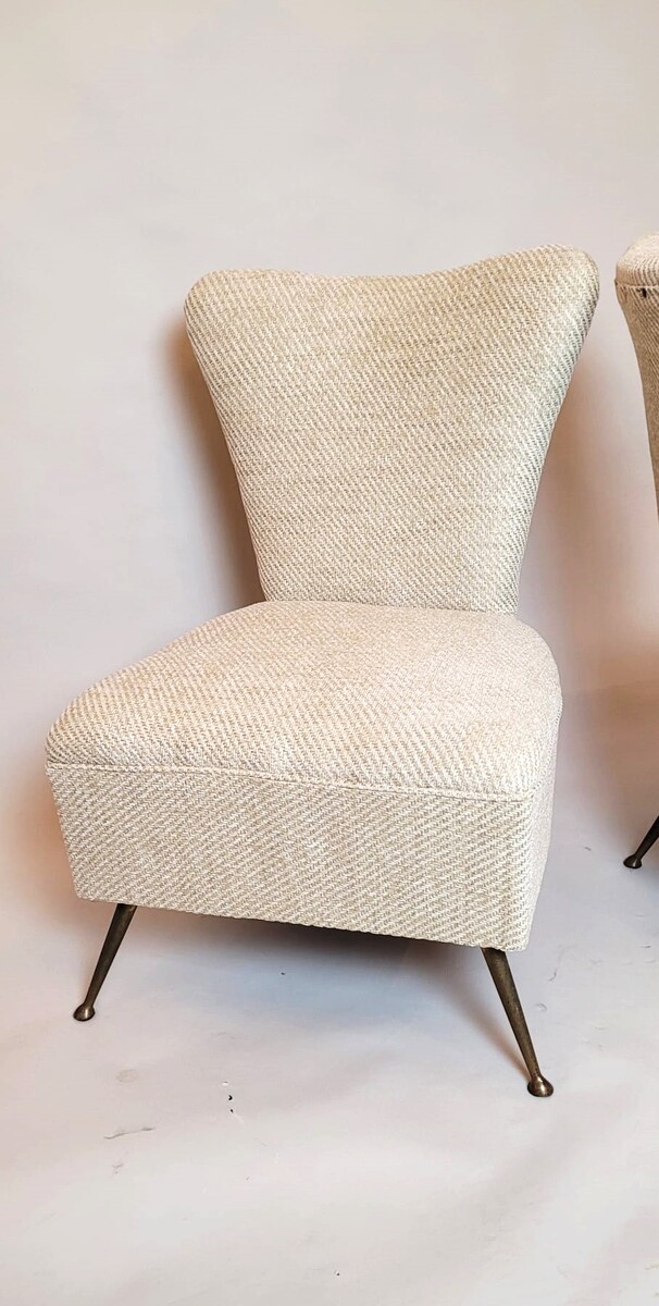 Pair of small armchairs - new upholstery