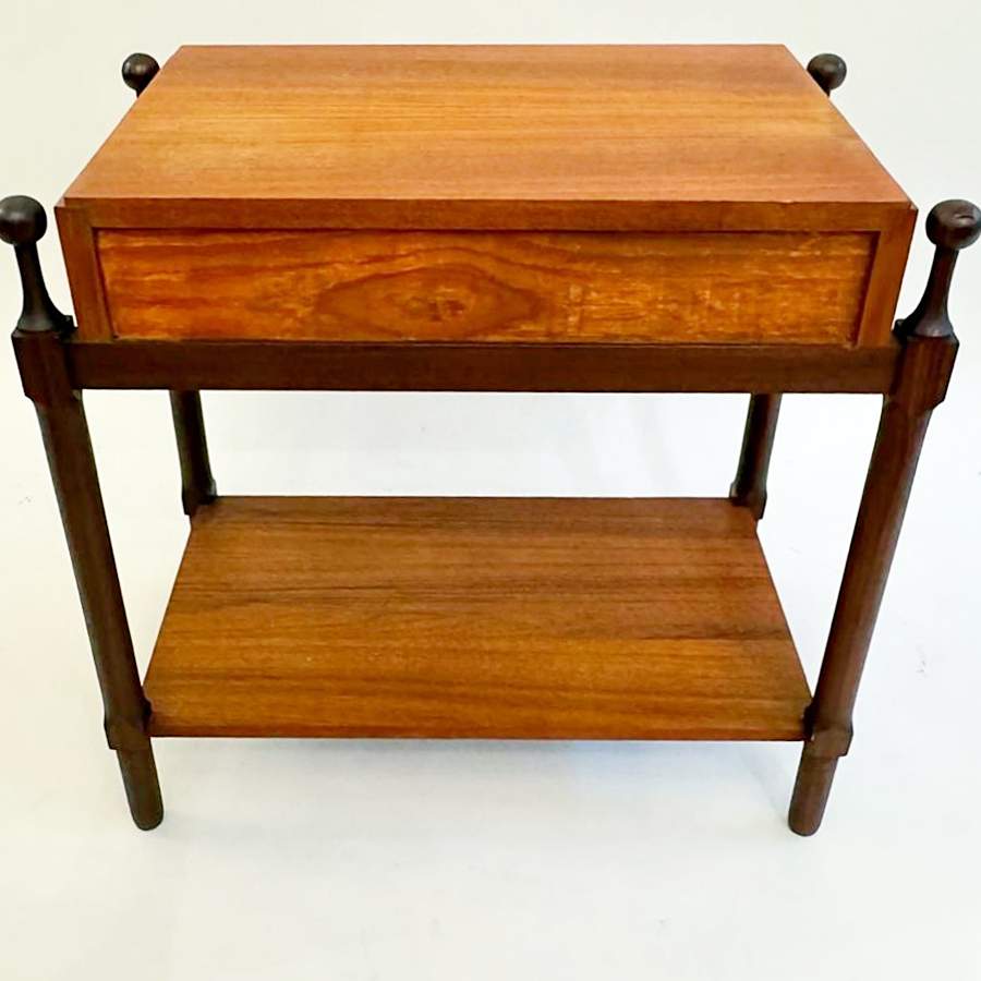 Pair of teak bedside tables - Fratelli Proserpio - circa 1960 - Italy