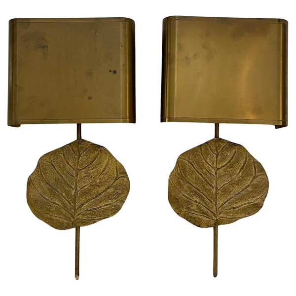 Pair of Wall Lights by Maison Charles, France, 1970s - 2 pairs available