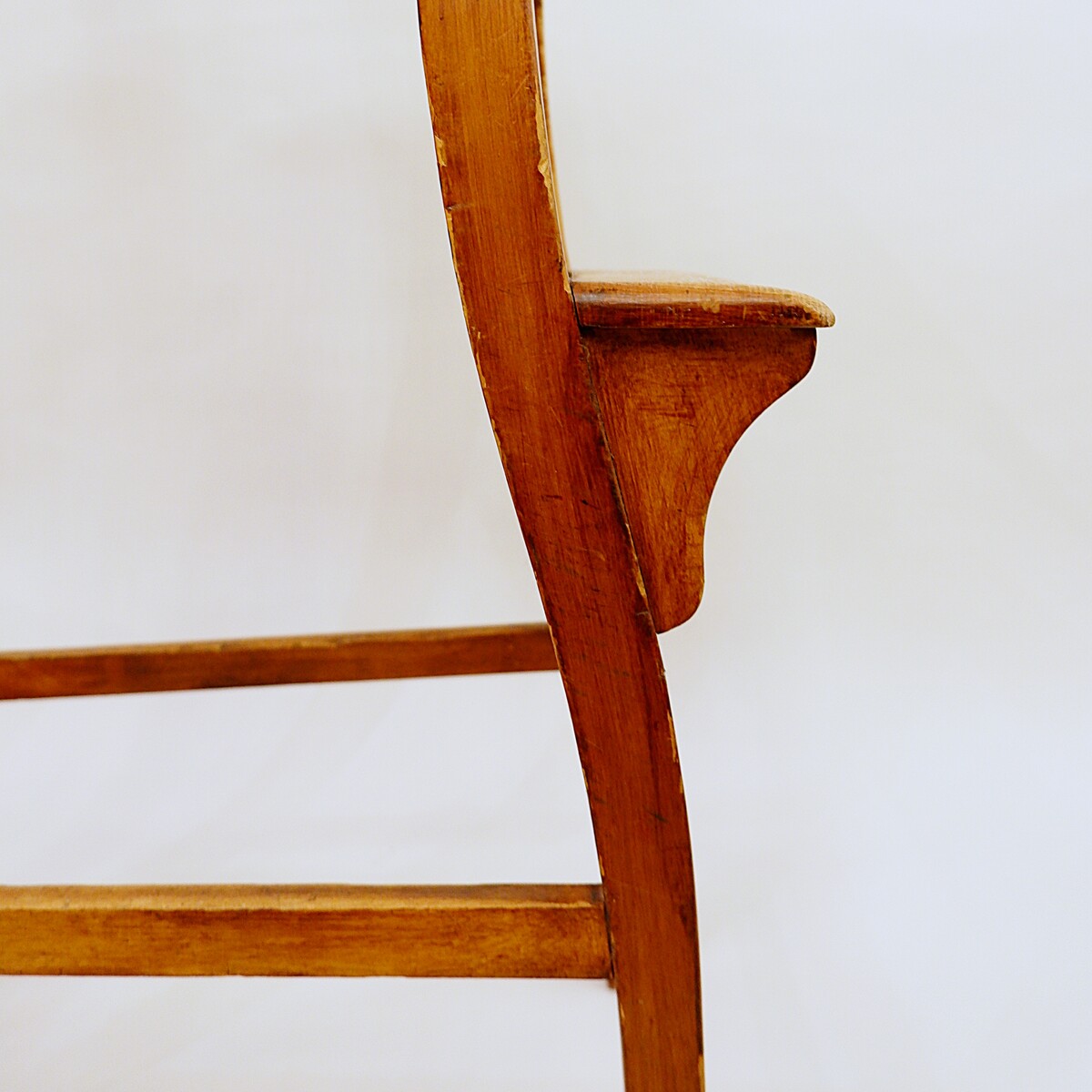 Pair of wood and cane croupier chairs - circa 1940