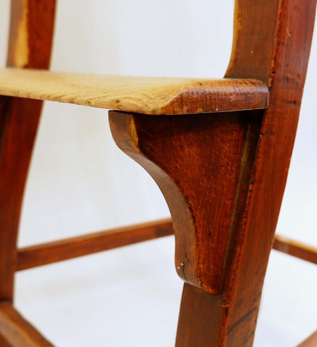 Pair of wood and cane croupier chairs - circa 1940