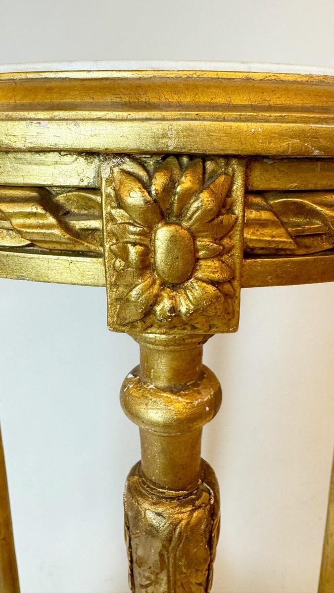 Pedestal Table, Small Side Table. 19th.c