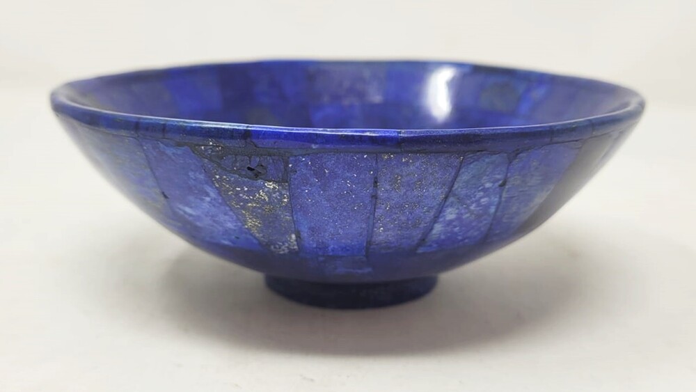 pocket emptier in lapis lazuli 