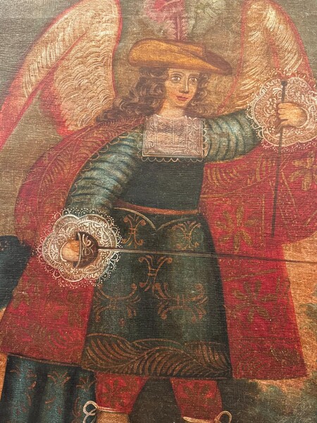 Portrait of Archangel - Cuzco School - Peru - 19th century