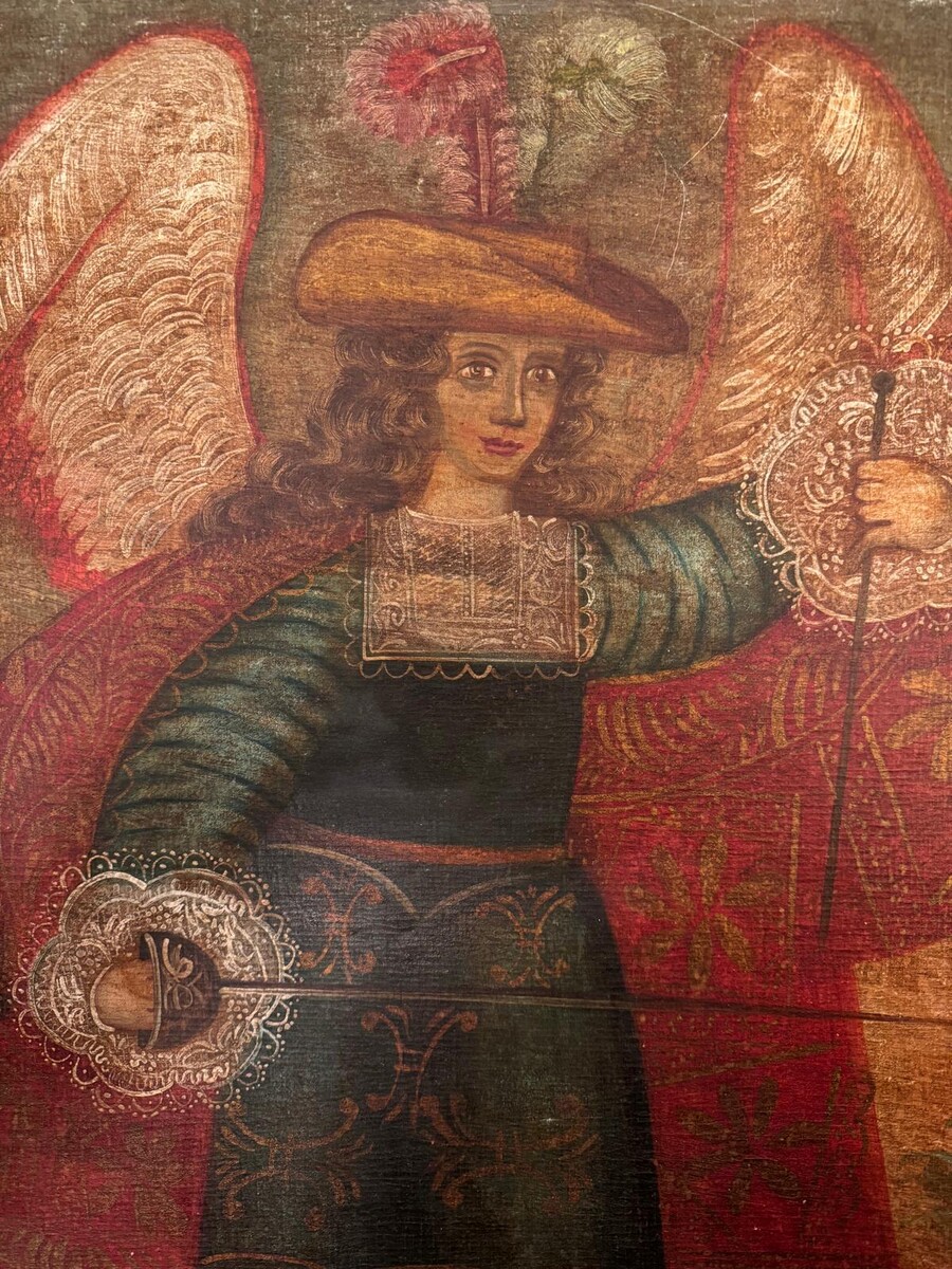 Portrait of Archangel - Cuzco School - Peru - 19th century