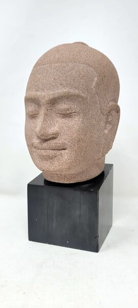 reproduction of sculpted head for Angkor Wat temple