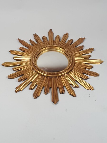 Resin sun mirror, circa 1960