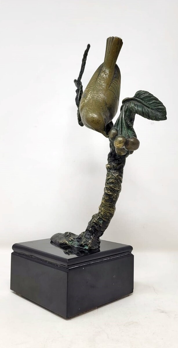 ROCHARD I. Double patina bronze sculpture 