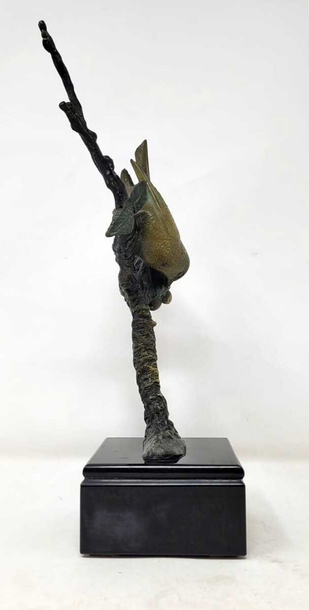 ROCHARD I. Double patina bronze sculpture 