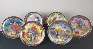 Set of 6 Villeroy & Boch earthenware plates on the circus theme with their original boxes