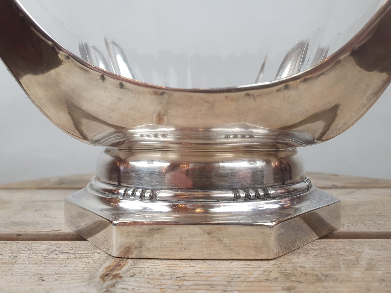 SUE & MARE, silver-plated metal centerpiece, circa 1930